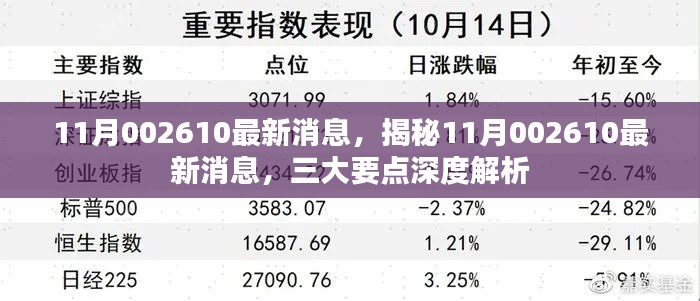 揭秘三大要点深度解析，关于11月002610的最新消息汇总