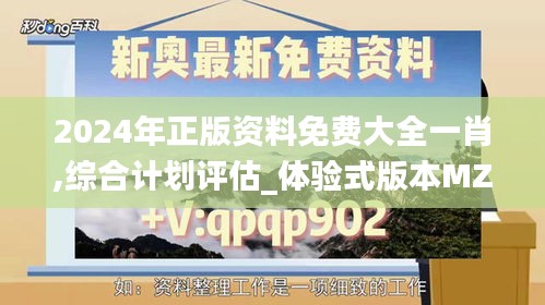 2024年正版资料免费大全一肖,综合计划评估_体验式版本MZX1.21