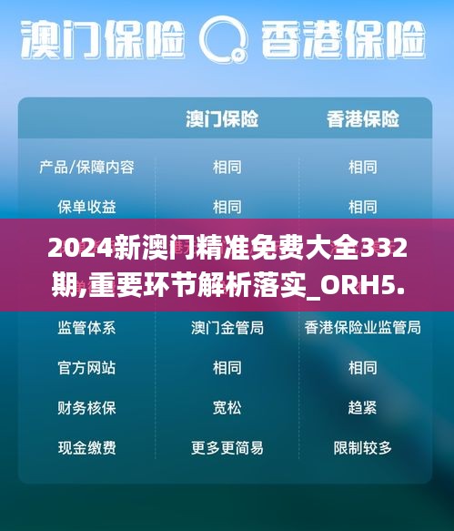 2024新澳门精准免费大全332期,重要环节解析落实_ORH5.32
