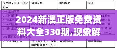 2024新澳正版免费资料大全330期,现象解释定义分析_KEA9.11