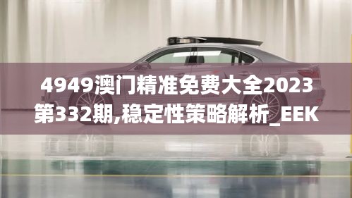4949澳门精准免费大全2023第332期,稳定性策略解析_EEK1.71