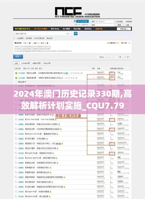 2024年澳门历史记录330期,高效解析计划实施_CQU7.79