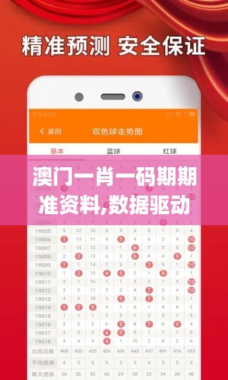 澳门一肖一码期期准资料,数据驱动决策_AWO9.58