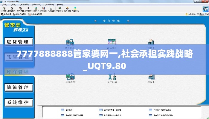 7777888888管家婆网一,社会承担实践战略_UQT9.80