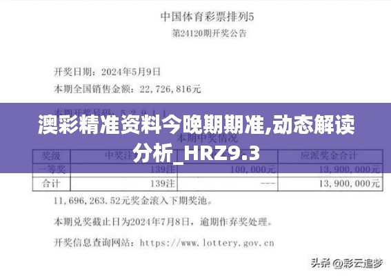 澳彩精准资料今晚期期准,动态解读分析_HRZ9.3
