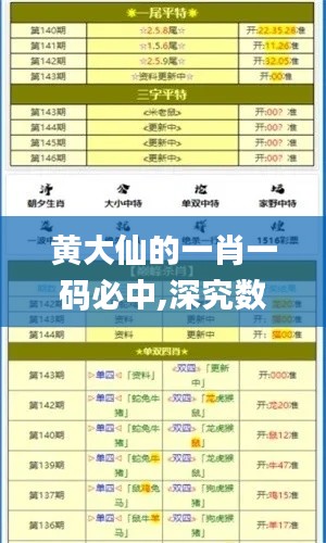 黄大仙的一肖一码必中,深究数据应用策略_职业版JFF13.33