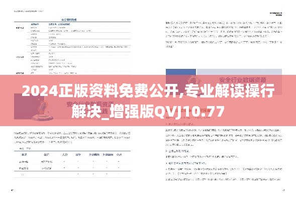 2024正版资料免费公开,专业解读操行解决_增强版QVJ10.77