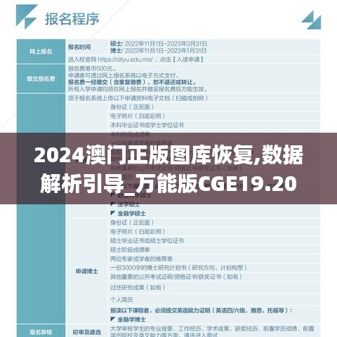 2024澳门正版图库恢复,数据解析引导_万能版CGE19.20