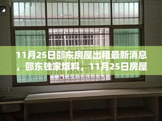 邵东房屋出租最新消息爆料，11月25日独家汇总，一网打尽！