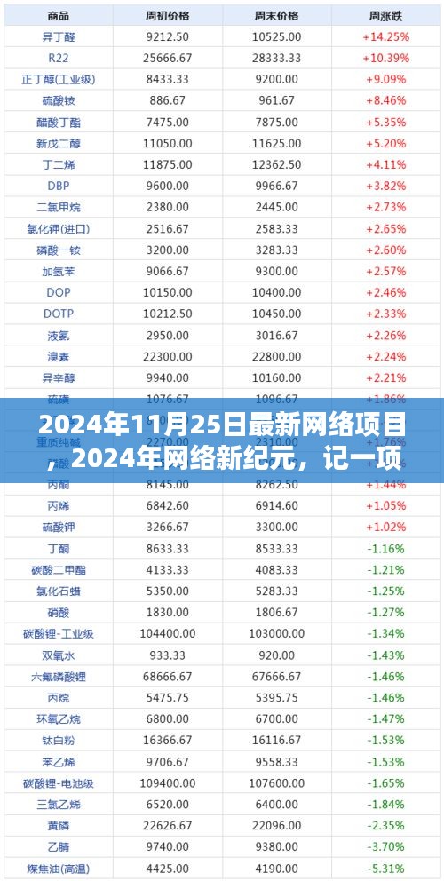 记重大网络项目诞生与影响，开启网络新纪元