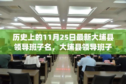 大埔县领导班子成员深度解析及历史与最新构成的综合评价，11月25日更新版