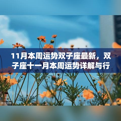 双子座十一月本周运势详解及行动指南，最新一周运势解读与应对策略