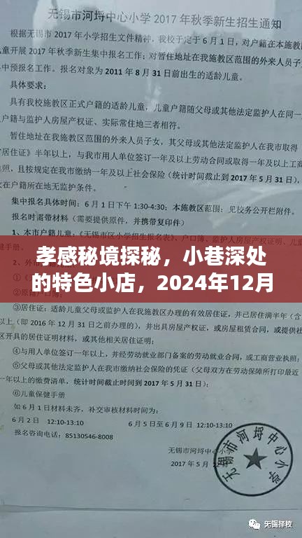 孝感秘境探秘，小巷特色小店揭秘与热门通告预告（2024年12月2日）