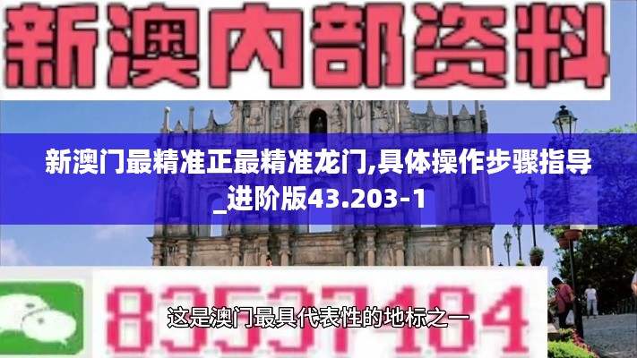 新澳门最精准正最精准龙门,具体操作步骤指导_进阶版43.203-1