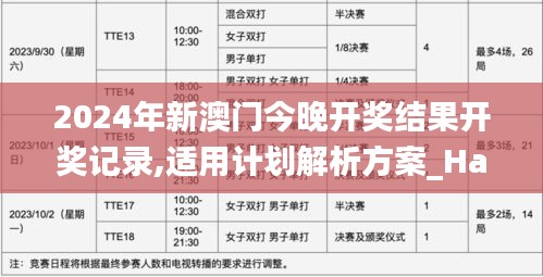 2024年新澳门今晚开奖结果开奖记录,适用计划解析方案_Harmony9.240
