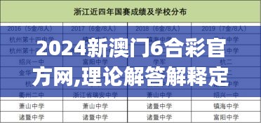 2024新澳门6合彩官方网,理论解答解释定义_战略版4.921