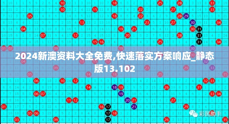 2024新澳资料大全免费,快速落实方案响应_静态版13.102