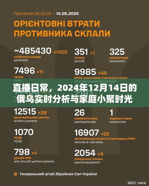 直播日常下的家庭小聚时光与俄乌局势实时分析,2024年12月14日的观察与解读