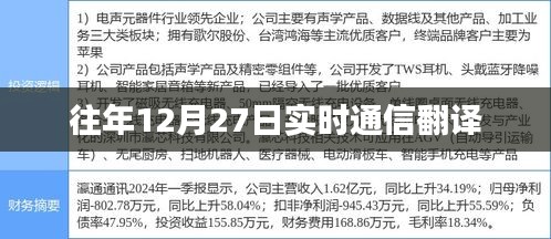 往年12月27日实时通信翻译概览