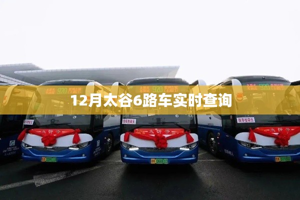 太谷6路车实时查询信息，最新更新12月时刻表