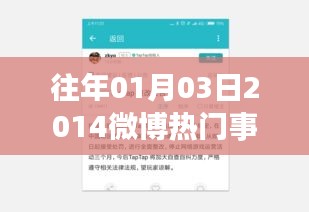 微博热门事件回顾，2014年1月3日盘点