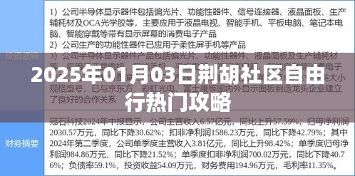 荆胡社区自由行指南，热门攻略一网打尽