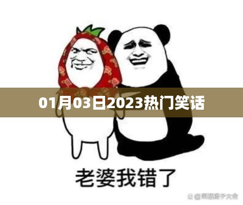新年首周笑话大赏，2023年精选幽默笑话