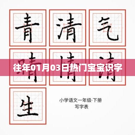 宝宝识字热潮，历年一月三日精选回顾