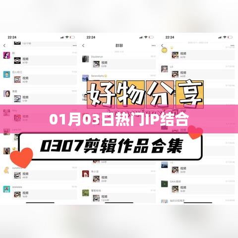热门IP结合，最新动态与趋势分析（01月03日）