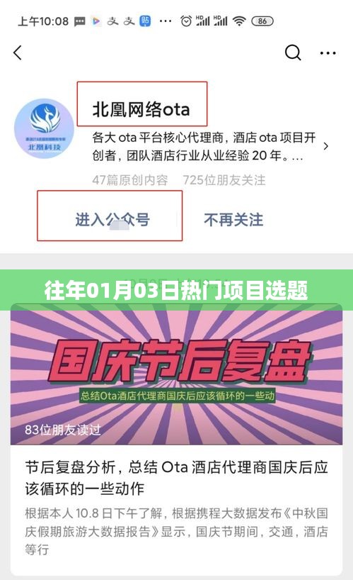 精选往年热门项目选题回顾