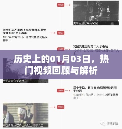 热门视频回顾解析，历史上的今天（一月三日）