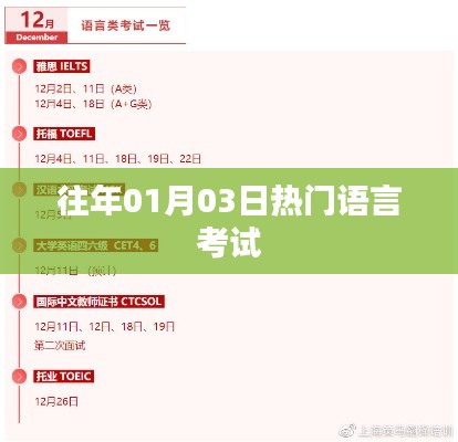 往年一月三日语言考试热点