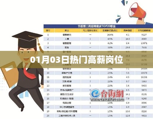 热门高薪岗位招聘速递，01月03日更新