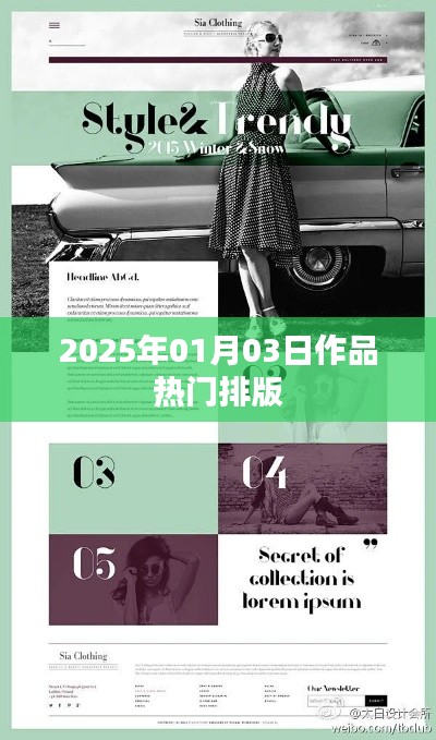 2025年热门作品排版赏析