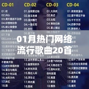 精选一月份热门流行歌曲TOP 20