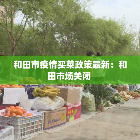 和田市疫情买菜政策最新：和田市场关闭 