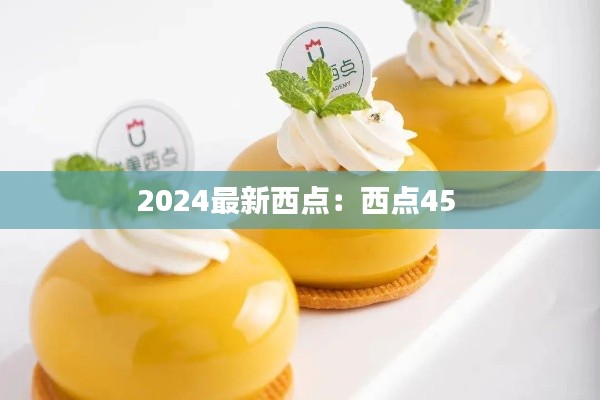 2024最新西点：西点45 