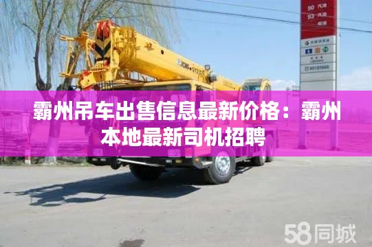 霸州吊车出售信息最新价格：霸州本地最新司机招聘 