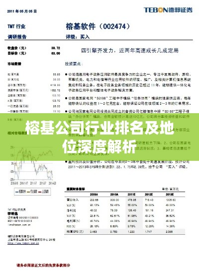 榕基公司行业排名及地位深度解析