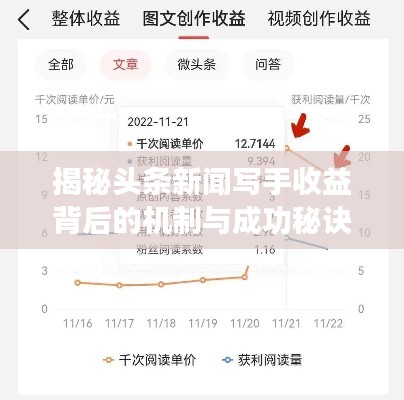 揭秘头条新闻写手收益背后的机制与成功秘诀！